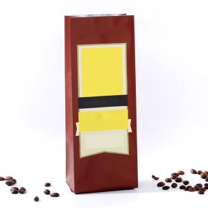 Brown Side Gusset Coffee Bag