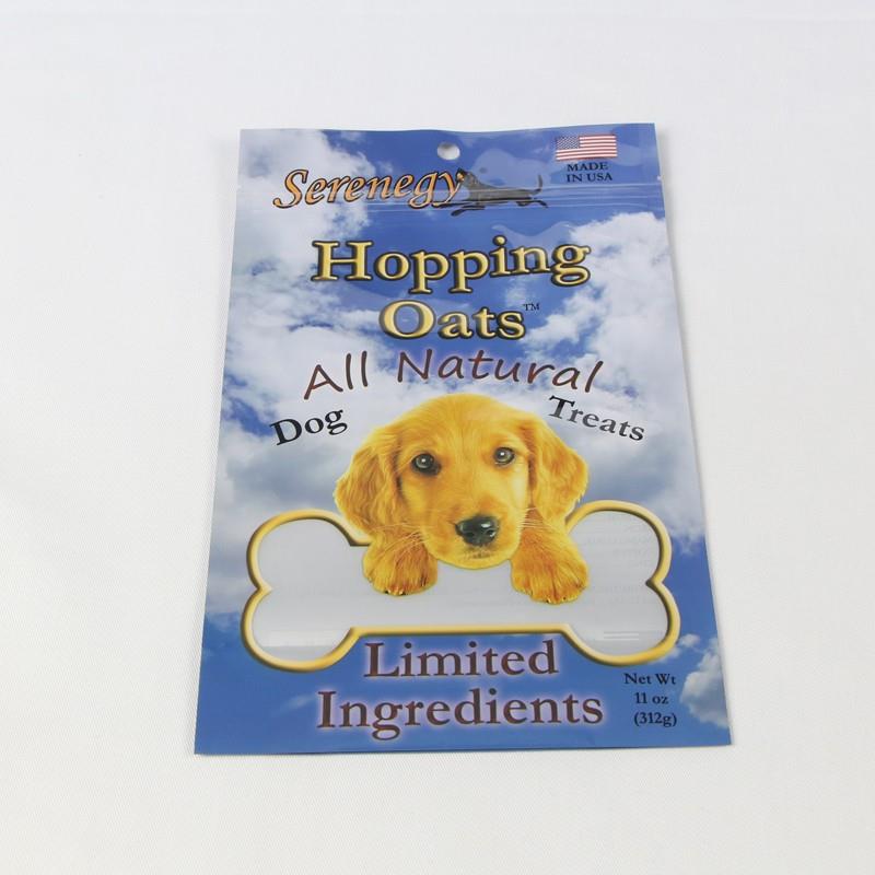 Pet Food Packaging Bag With Zipper Dog Food Bags