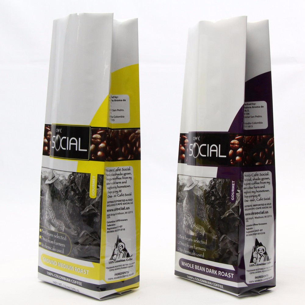 Aluminum Foil Side Gusset Coffee Packaging Bag