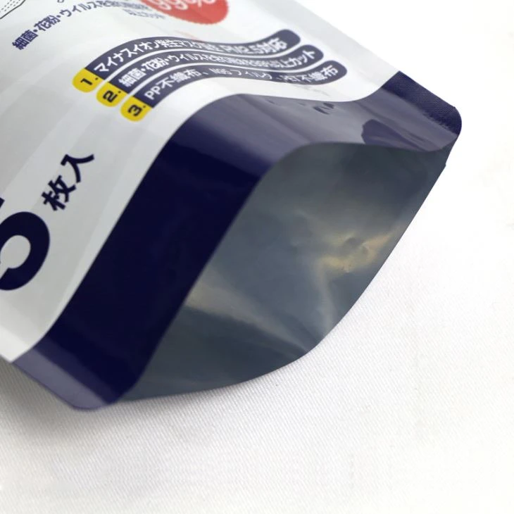 PM2.5 Masks plastic zipper stand up packaging bag