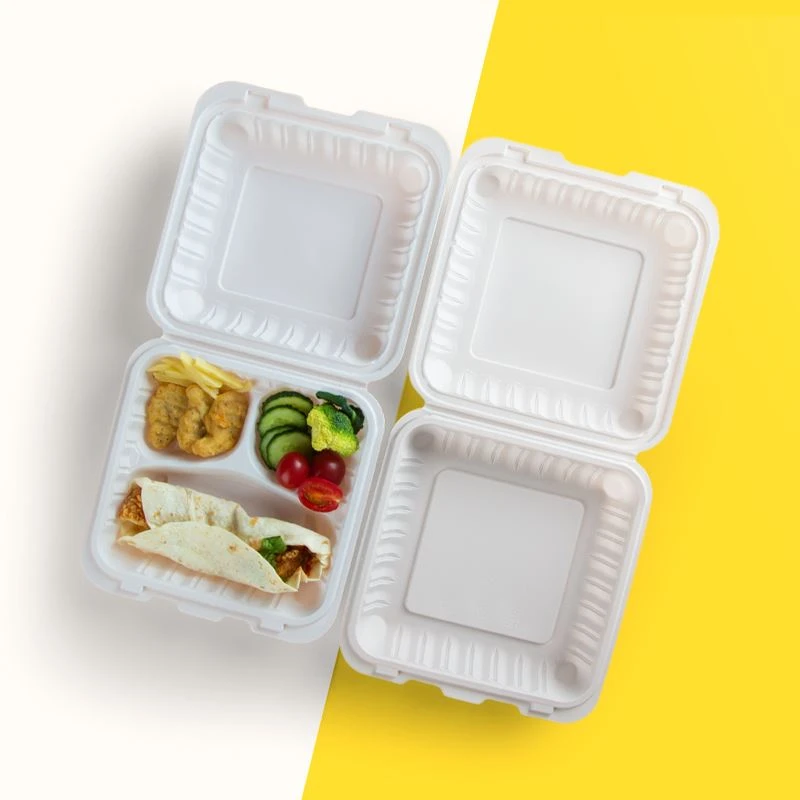 Hot Sale YR9581 Disposable Take Out Hinged Food Container Microwavable Plasti...