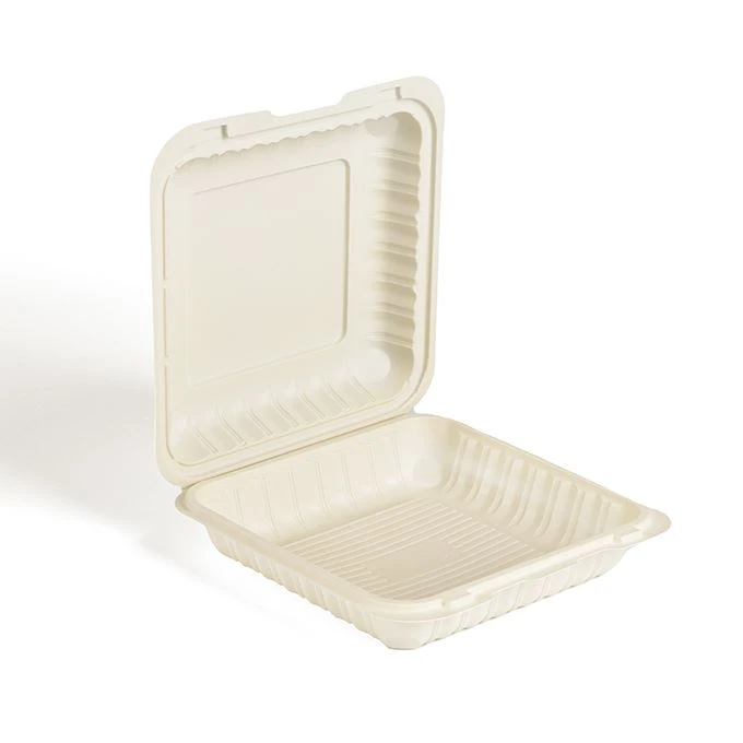 9inch 3 Compartments Transparent Eco PP Plastic BPA Free Disposable Take Out ...
