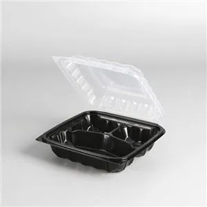 New Item Meal Food Takeout Lunch Box Disposable Plastic Takeaway Container Dual Color To Go Food Container For Restaurant