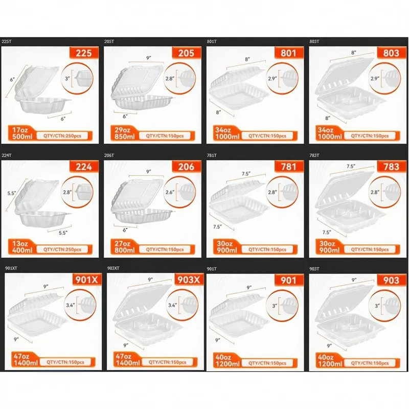 Clear Food Containers With Clear Lids suppliers