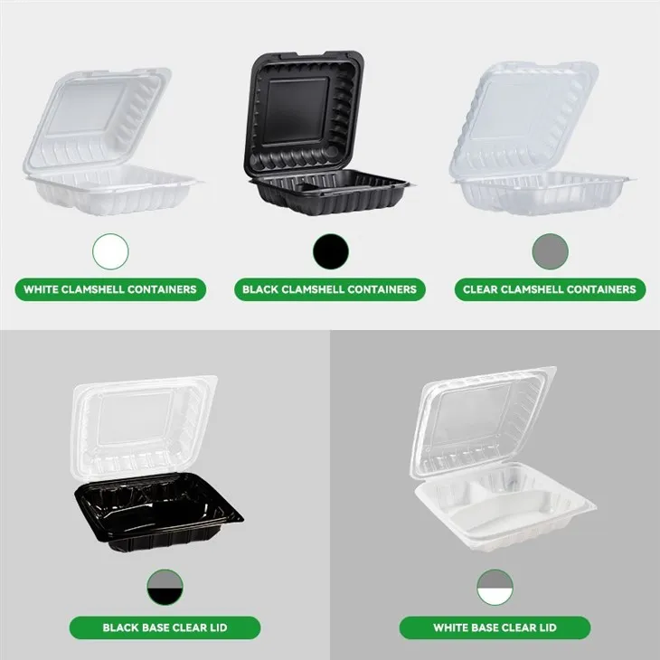 Hinged Plastic Containers Wholesale high quality