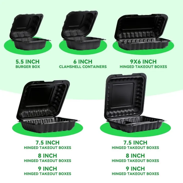 Hinged Plastic Containers Wholesale factory