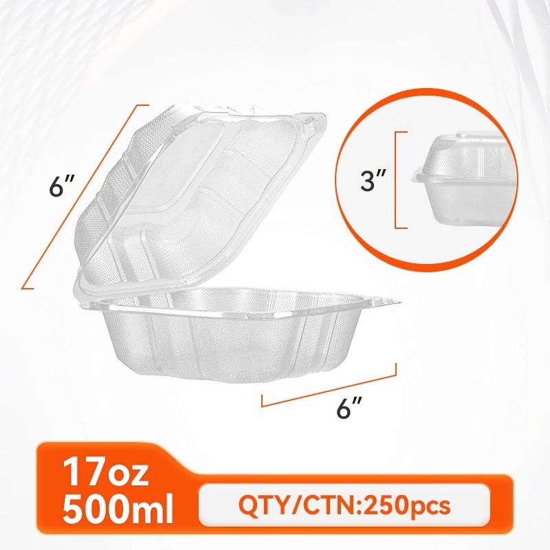 clear hinged food container clear hinged food container