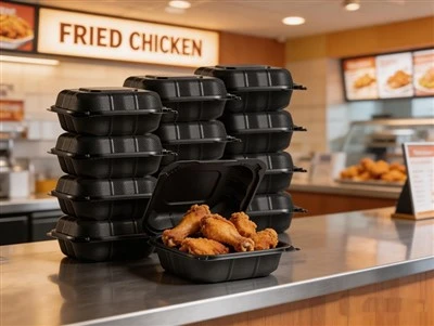 Bulk Disposable To Go Containers Manufacturer — Wholesale 17oz Burger Boxes